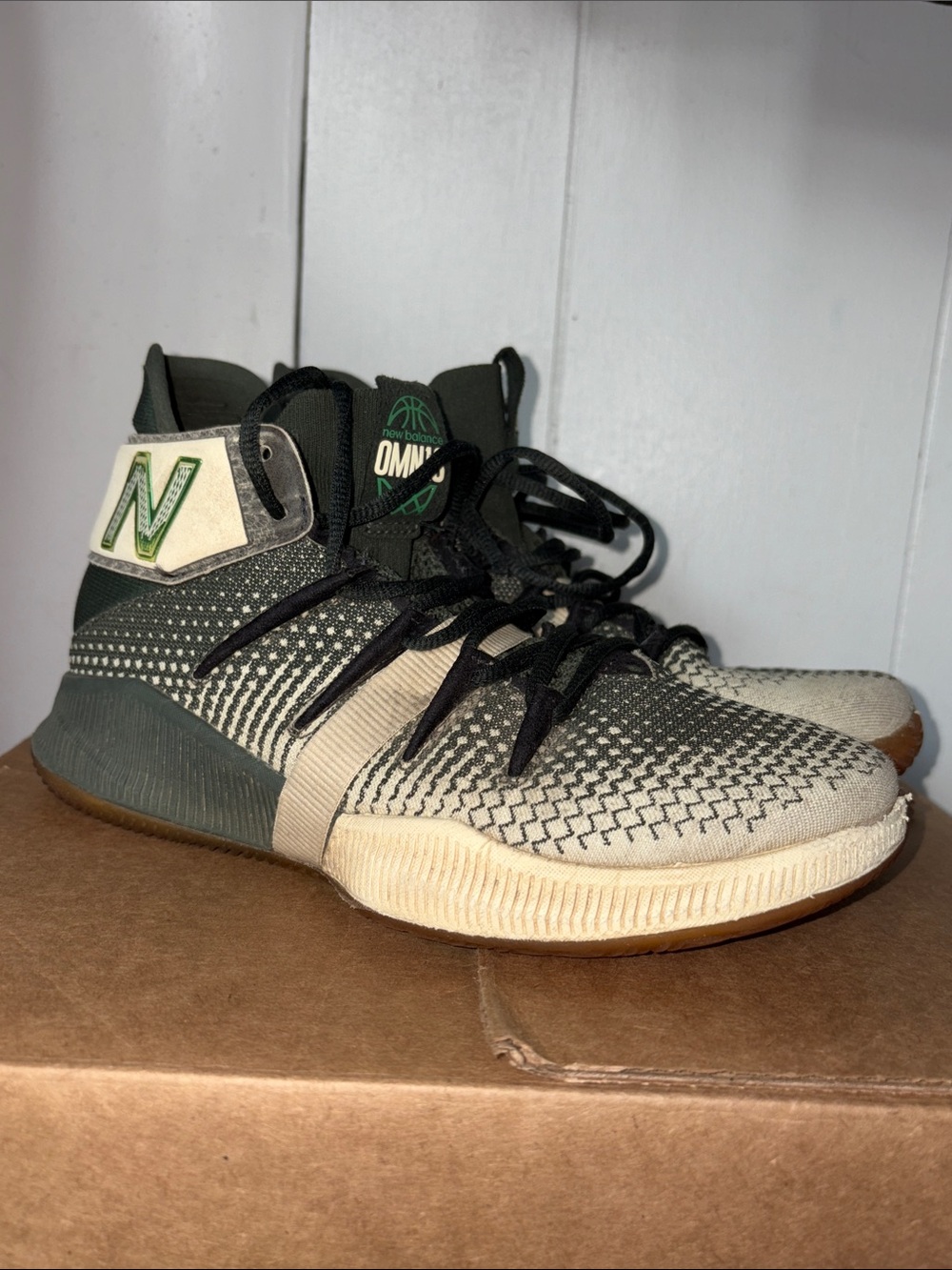 New Balance Kids' Omn1s High-Top Basketball Shoes size 5.5